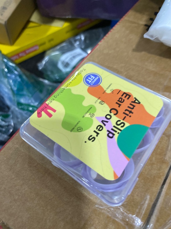 Photo 1 of [3 Pairs] Ear Tips Covers for Bose New QuietComfort Earbuds (2024), Silicone Sport Ear Hook Cover Accessories for Bose New QC Earbuds, Anti-Slip Replacement Eartip Fit Kit (S,M,L) (Lilac)