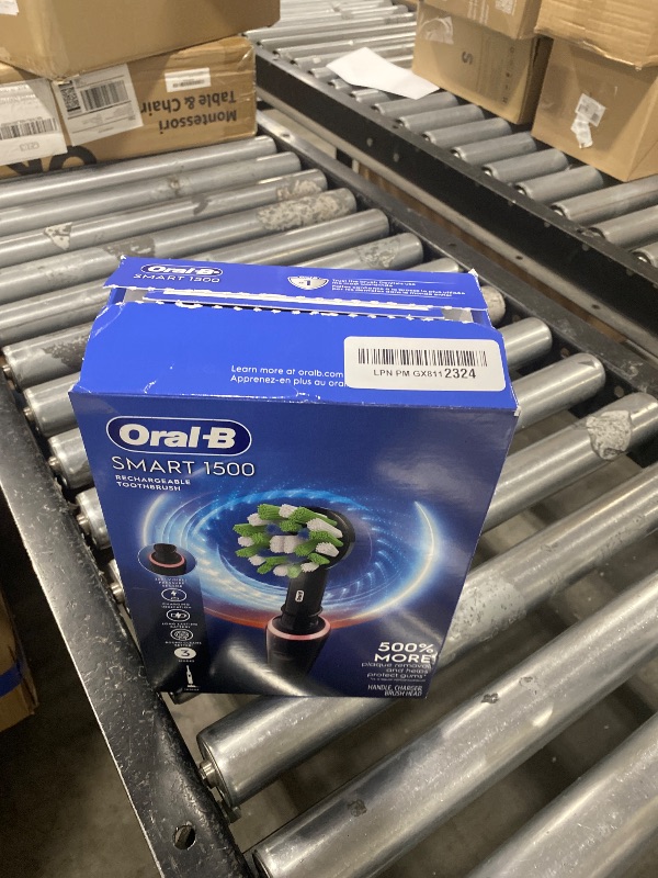 Photo 1 of Oral-B Smart 1500 Electric Power Rechargeable Battery Toothbrush, Black