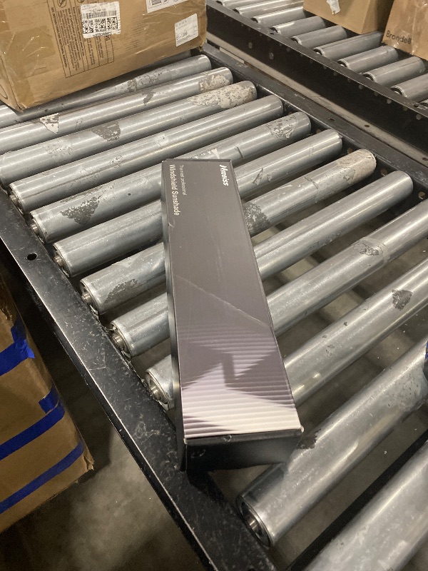 Photo 1 of [Upgraded] Nmoiss Windshield Sun Shade Umbrella - [Vinyl Coating Heat Shield] Protect Car from Sun Rays & Heat Damage Keep Cool and Protect Interior, Spring Structure Edge Medium 56" L x 31" W