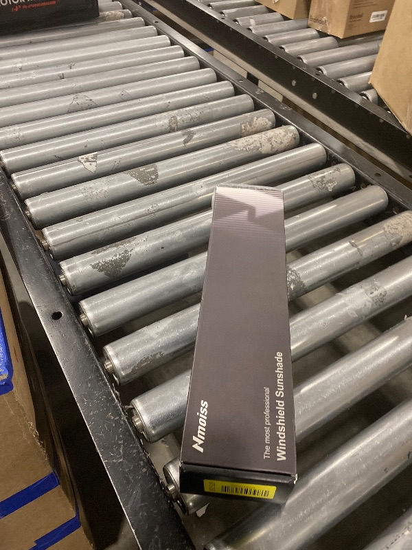 Photo 1 of [Upgraded] Nmoiss Windshield Sun Shade Umbrella - [Vinyl Coating Heat Shield] Protect Car from Sun Rays & Heat Damage Keep Cool and Protect Interior, Spring Structure Edge Medium 56" L x 31" W