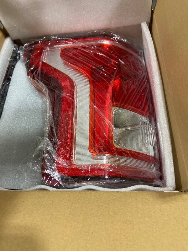Photo 1 of OKLPF Rear Brake Tail Light Compatible With 2015 2016 2017 Ford F150 F-150 Replace FL3Z-13405-A FL3Z-13404-A,Replacement Red Taillight Assembly,Included Bulbs,Driver and Passenger Side