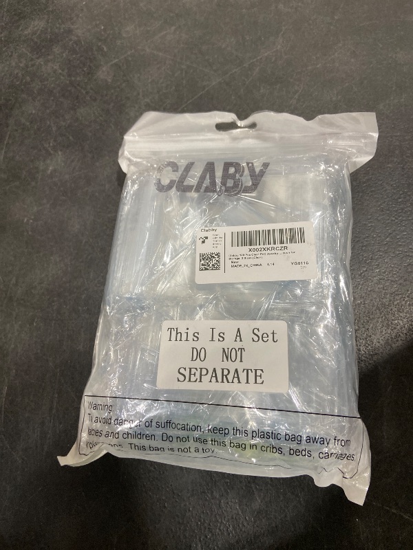 View 2 of **********MISSING PARTS*******
Clabby 120 Pcs Anti Tarnish Jewelry Bags for Organizer and Storage Clear PVC Jewelry Bag Mini Plastic Pouch Transparent Rings Earrings Packing Small Zipper Lock Pouch for Travel, 3 Sizes (Clear)