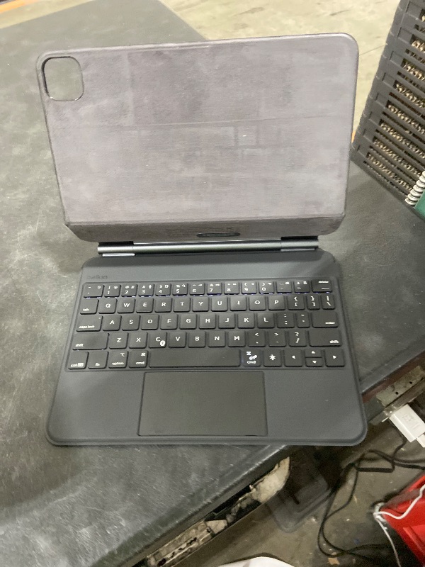 Photo 1 of Belkin Pro Keyboard Case w/Magnetic Stand, Backlit Bluetooth Keyboard, Multi-Gesture Controls, Magnetic Apple Pencil Storage Compatibility, & Multimedia Keys for iPad Air 10.9" & iPad Pro 11" - Black