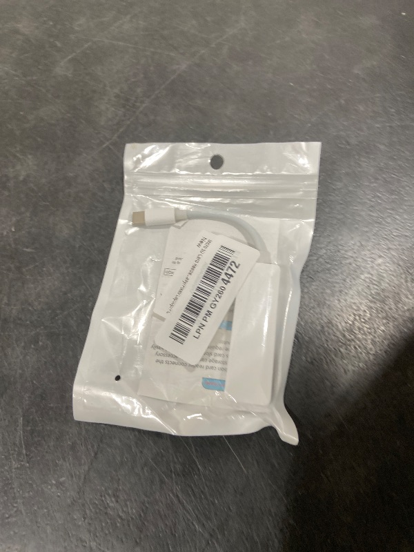 Photo 1 of [Apple MFi Certified] SD Card Reader for iPhone,Lightning Memory SD Card Reader Adapter High-Speed XD Picture Card Camera Adapter (White-USBC 3in1)