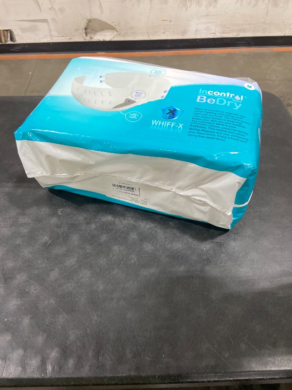 Photo 1 of InControl BeDry Premium Incontinence Tabbed Briefs - Unisex - Maximum Absorbency Disposable Diapers - (Medium, 16 Count)