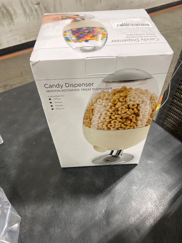 Photo 1 of 12"Large Automatic Candy Dispenser Machine,Vintage Motion Activated Candy Dispenser Touch Free,3 Distribution Options Desktop Auto Candy Dispenser for Office Desk,Home,Party