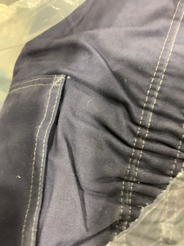 Photo 1 of Carhartt Men's Flame Resistant Loose Fit Quick Duck Insulated Bib Overall, Dark Navy, W42 x L28