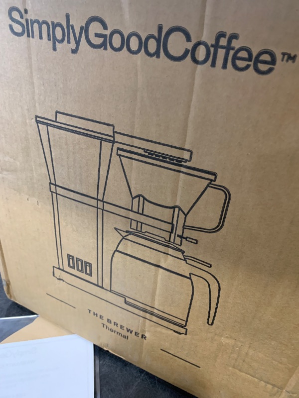 Photo 1 of Simply Good Coffee THE BREWER - Thermal. Coffee Maker/Coffee Machine. 8 Cup Automatic Drip Pour Over Coffee Brewer. Easy To Use. Stainless Steel/Black