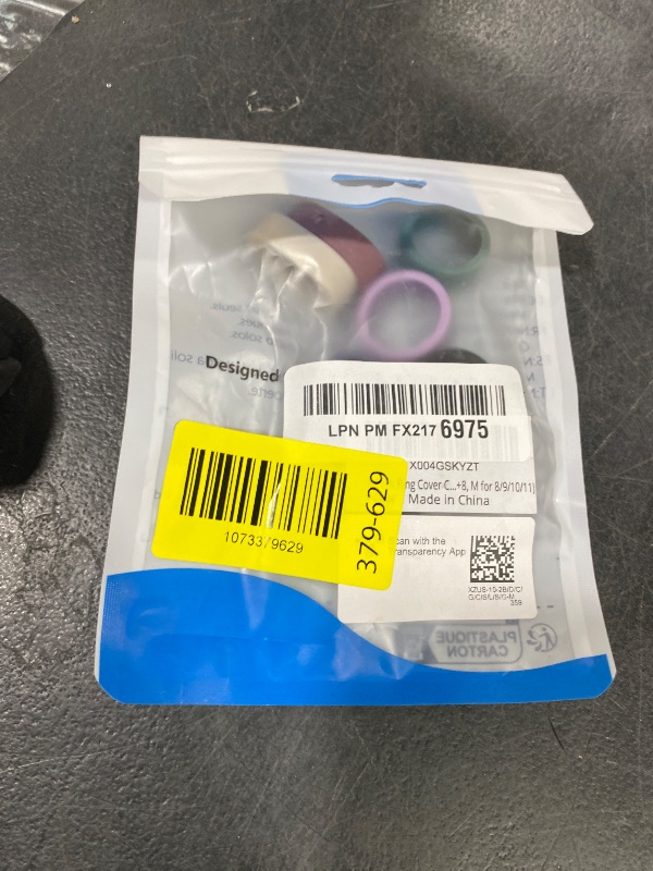 Photo 1 of 10 Pack Ring Cover Compatible with Oura Ring Gen 4/4 Ceramic, Oura Ring Gen 3 Horizon/Heritage, Support Charging with Cover on, Anti-Scratch Elastic Silicone Ring Protector for Men Women Working Out