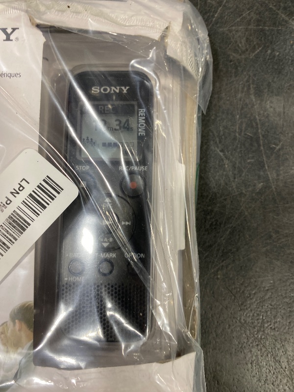 Photo 1 of Sony ICD-PX370 Mono Digital Voice Recorder with Built-In USB Voice Recorder,black