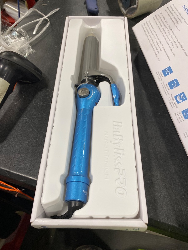 Photo 1 of Nano Titanium Spring Curling Iron, Professional Hair Wand, Tool for Stylists, Nano Titanium Technology for Big voluminous curls or Loose Waves