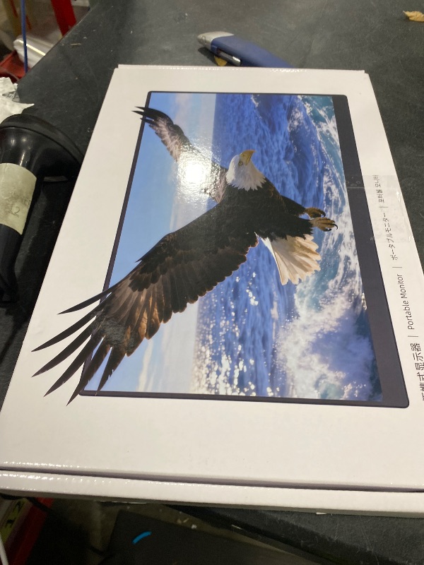 Photo 1 of MSCMPOVA Portable Monitor 15.6 Inch 1080P FHD USB-C HDMI Ultra-Slim Travel Monitor with Kickstand & Speakers, IPS Gaming Display Screen Extender for Laptop PC Mac Phone PS Xbox Switch