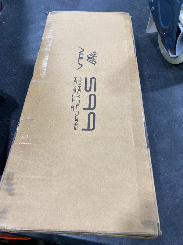 Photo 1 of AULA 99 Key Keyboard, Tri-Mode Bluetooth/2.4GHz/USB-C Cute Creamy Gaming Keyboard with Number Pad RGB Backlit, Media Knob Custom Mechanical Feel Computer Keyboards for MAC Xbox PC Gamer - Purple