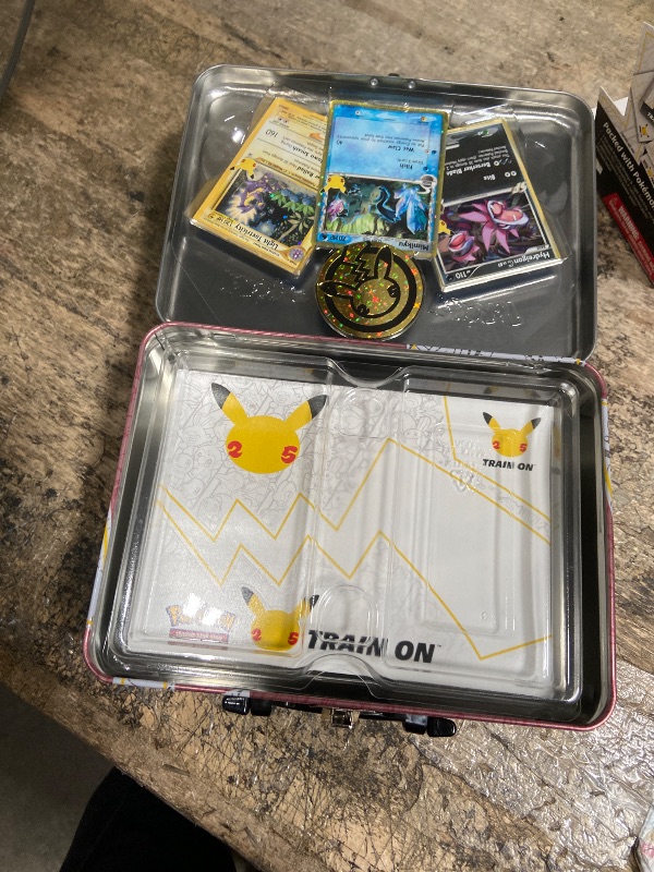 Photo 1 of ***SEE NOTES ****Pokemon TCG: 25th Anniversary Celebrations Collector Chest