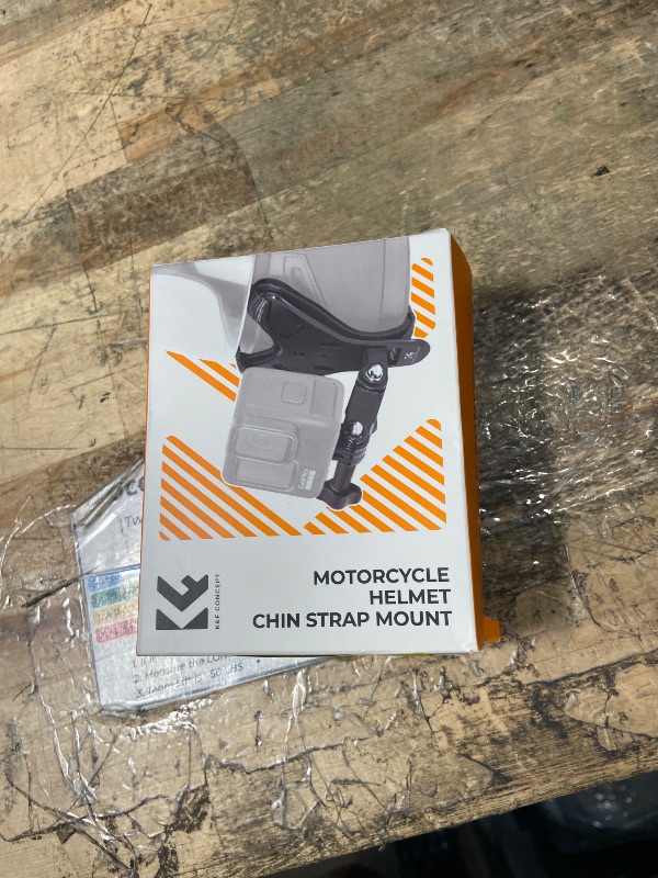 Photo 1 of **MISSING PIECES** K&F CONCEPT Action Camera Helmet Chin Strap Mount