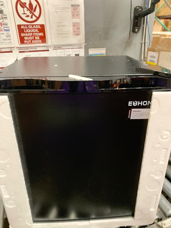 View 2 of **PARTS ONLY** EUHOMY 1.7 Cu.Ft Mini Fridge, Reversible Single Door Compact Refrigerator, Adjustable Thermostat, Energy Saving, Mini Fridge for Bedroom, Office, Dorm, Black