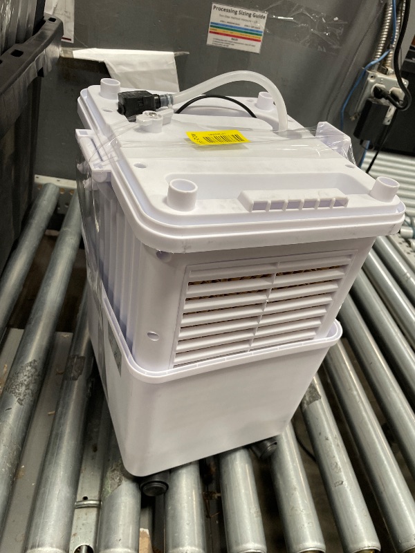 View 3 of **MISSING WHEELS AND REMOTE CONTROL** Portable Air Conditioners, 3-in-1 Evaporative Air Cooler 2.6 Gal Water Tank, 45 dB Windowless Air Conditioner 120° Oscillation 4 Ice Packs