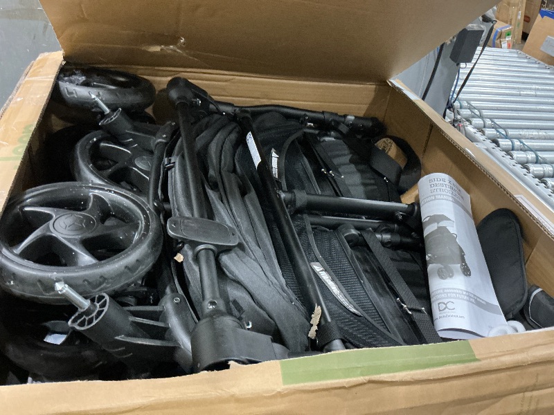 View 3 of *************missing pieces*************
Jeep Destination Ultralight Side x Side Double Stroller, Midnight Black