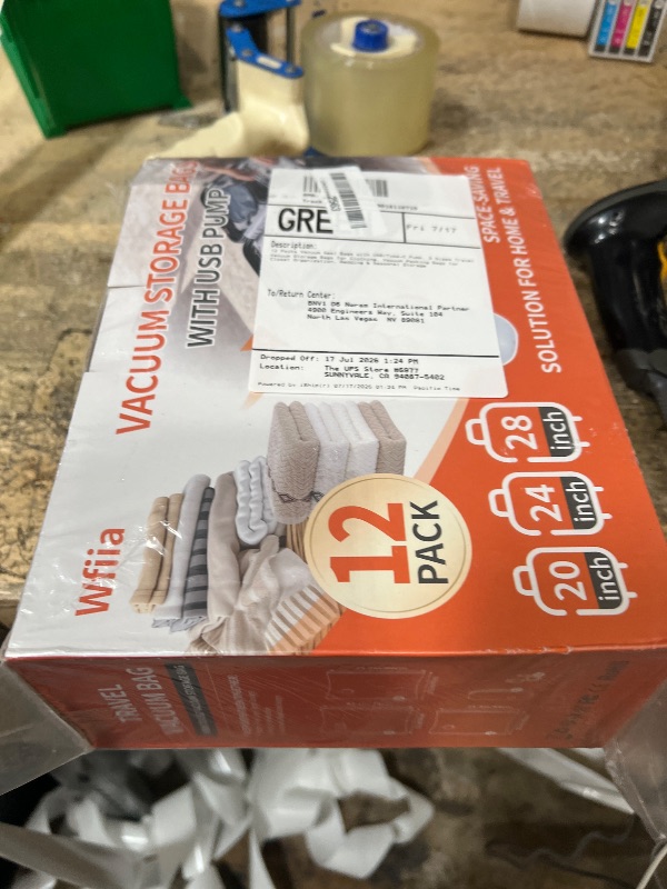 Photo 1 of 12 Packs Vacuum Seal Bags with USB/Type-C Pump, 3 Sizes Travel Vacuum Storage Bags for Clothing, Vacuum Packing Bags for Closet Organization, Bedding & Seasonal Storage