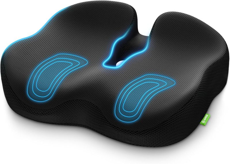 View 1 of 
Click to see full view





4+

7 VIDEOS
AUVON Ergonomic Donut Pillow Seat Cushion for Hemorrhoid & Tailbone Pain Relief, Thick Memory Foam Chair Cushion with Firm Support for Coccyx, Sciatica, Pressure Sores, Pregnancy, Postpartum Recovery
