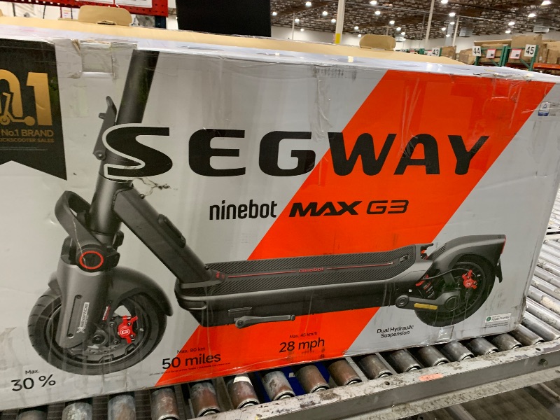 View 1 of
(used, untested) Ninebot KickScooter MAX | Electric Scoote