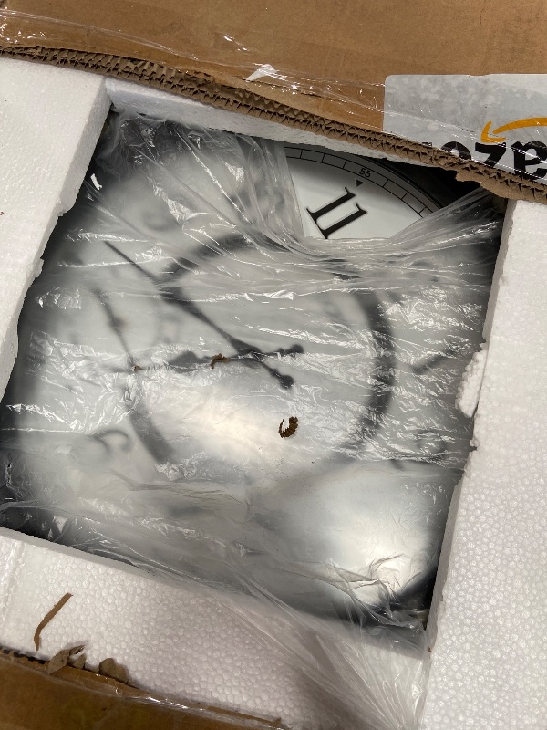 Photo 1 of 18-Inch Waterproof Illuminated Outdoor Clock with Thermometer & Hygrometer