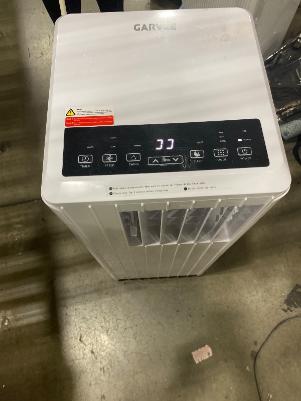 Photo 1 of **SEE NOTES**Garvee 8000 BTU Portable Air Conditioner