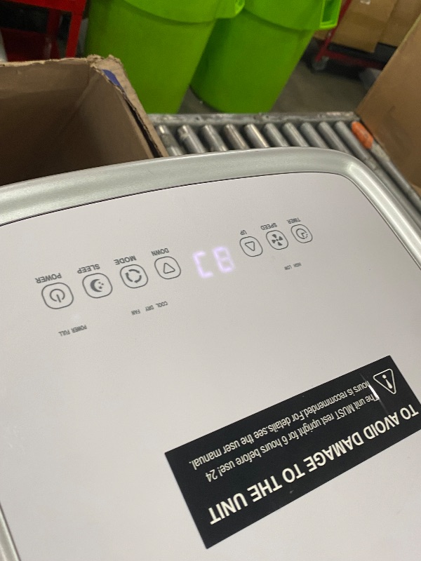 View 3 of **READ COMMENTS BEFORE BUYING DUE TO A C8 ERROR CODE***** Coolblus 10000 BTU Portable Air Conditioner, White