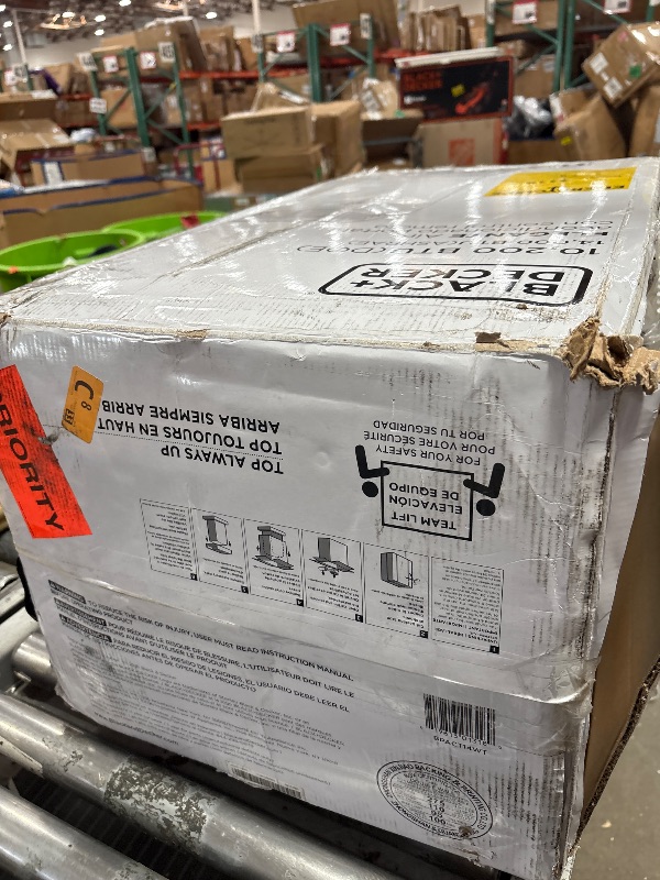Photo 1 of **PARTS ONLY** BLACK+DECKER Smart Portable Air Conditioner, 14,000 BTU, BPACT14WT, White
