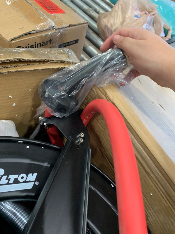 View 6 of **DENTS**** Milton 2780-50D - Steel Dual Arm Auto-Retractable Air Hose Reel, 1/2" x 50 ft. Rubber Hose - 300 Max PSI