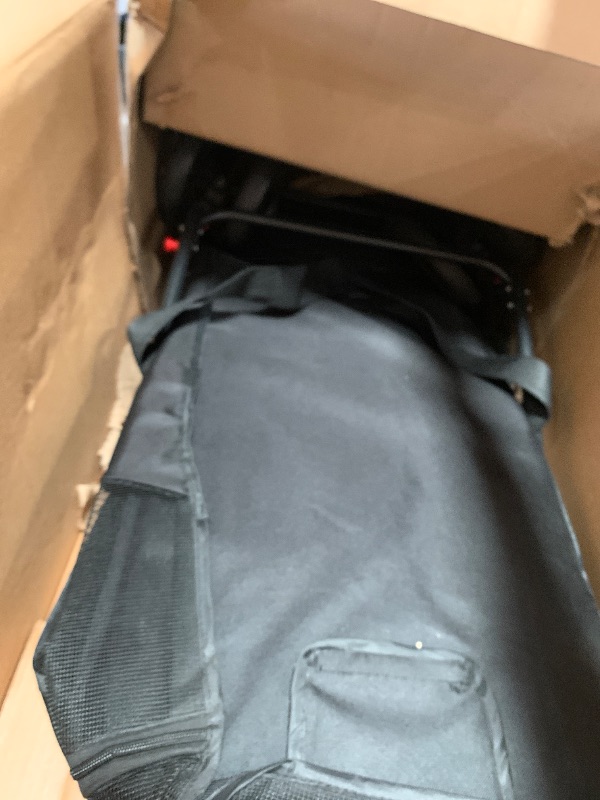 View 2 of ***CHECK NOTES***Double Dog Stroller for Medium Small Dogs and Cats Load-Bearing Up to 50lbs, Durable 360° Universal Wheels Lightweight One Hand Foldale Kittens Puppies Travel Stroller Cart(Double)