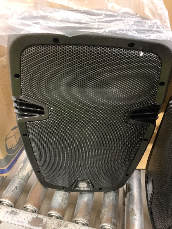 View 2 of (new item, accessories in speaker) NBVOICE NBVPPS210DSP 10" PA System with 99DSP, Bluetooth 5.3, 8-Ch Mixer