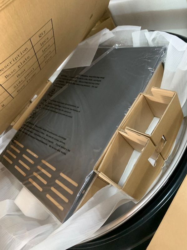 View 3 of (factory sealed) Cuisinart 360° XL Griddle Outdoor Cooking Center, 30” Round Flat Top Grill with Stainless Steel Vented Lid, Folding Prep Tables, 45,000 BTU Burners, Grease Management, Gas Grill for BBQ, Cookouts