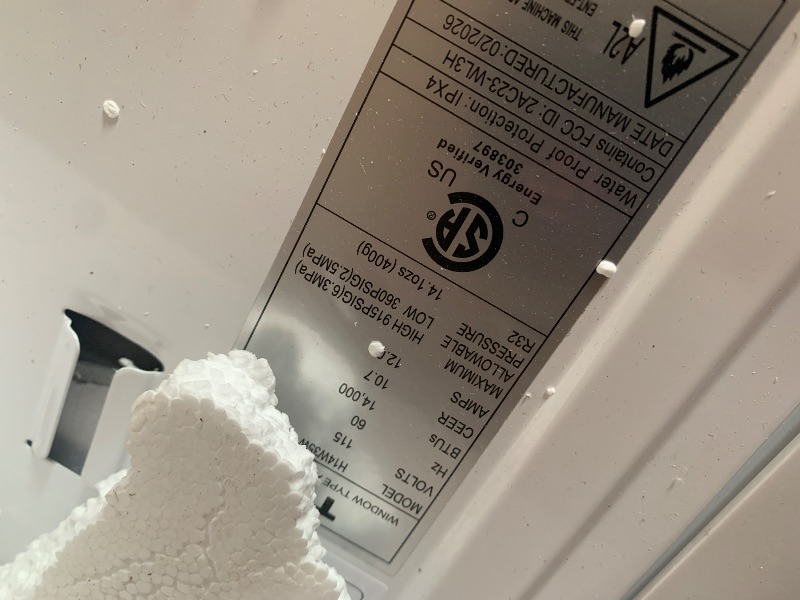 View 2 of (used, minor usage) TCL COOLING window OUTDOOR CONDITONER (used)
