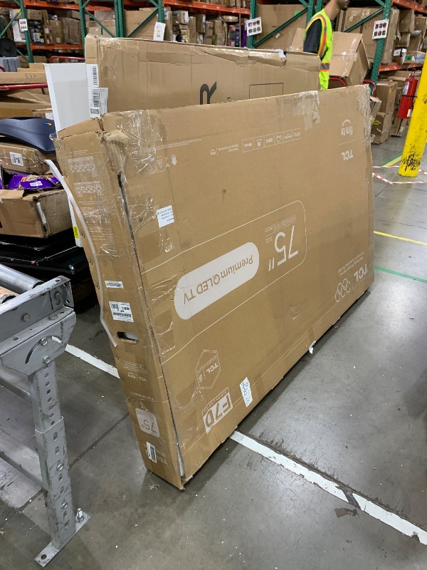 View 4 of ** use for parts only**TCL 75-Inch F7D Series QLED 4K UHD Smart TV (75F7D, 2026 Model) | Dolby Vision & Dolby Atmos, DTS | Voice Remote with Alexa | Motion Rate 240, Game Accelerator 120, Auto Game Mode** damaged**