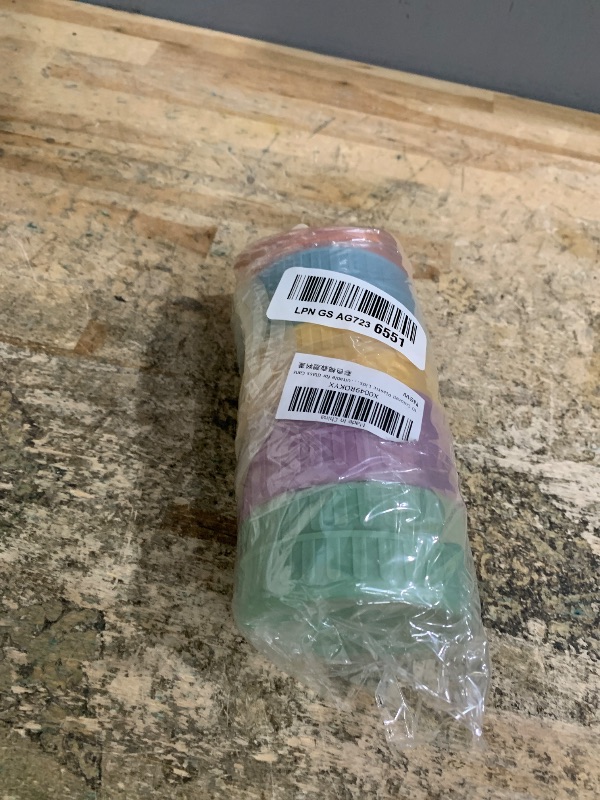 Photo 1 of 10 Colored Plastic Lids, 70mm Inner Diameter