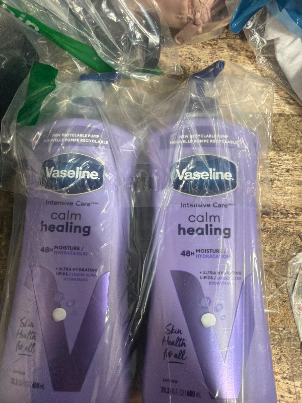 Photo 1 of **Only Two** Vaseline Intensive Care Calm Healing Body Lotion, 3-count