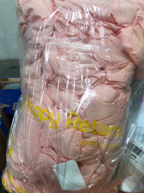 View 2 of (comforter only*not full set) JOLLYVOGUE Twin Comforter Set 1 Pieces Pink