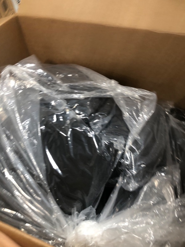 Photo 1 of 100 Pcs Black Stretch Dining Chair Slipcovers