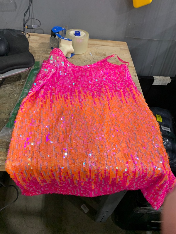 Photo 1 of ***STOCK PHOTO FOR REFERENCE ONLY*** Women's Sequin Halter Neck Mini Dress Backless Sparkly Party Club Dress M
