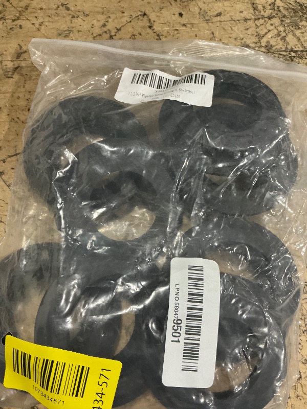 Photo 1 of 1.5 Inch Flexible Uniseal Tank Adapter Bulkhead Fittings, 8pc