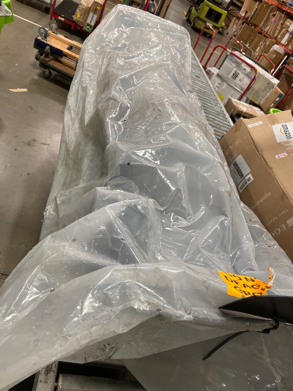 Photo 1 of **HAS SOME DAMAGED PIECES***
***pallet 3 boxes --1 slide***Backyard Discovery Sterling Point Cedar Wood Swing Set with Wave Slide, Raised Clubhouse, Wooden Bridge, Rock Wall, Belt Swings, Web Swing, Trapeze, Balcony, Climbing Wall, Ladder, Outdoor Playse