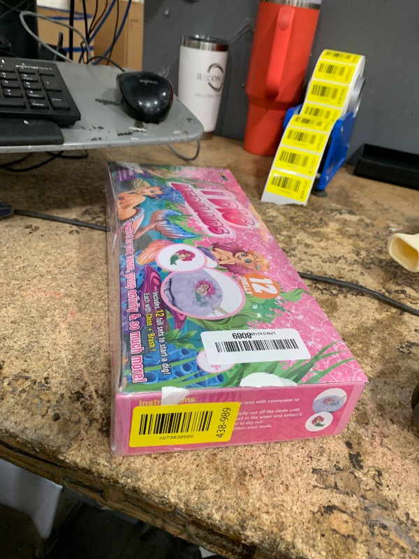 View 2 of 12-Pack Mermaid Discovery Set for Kids - Exciting Seashell Digging Adventure - Educational Princess Collection of Mystical Sea Life