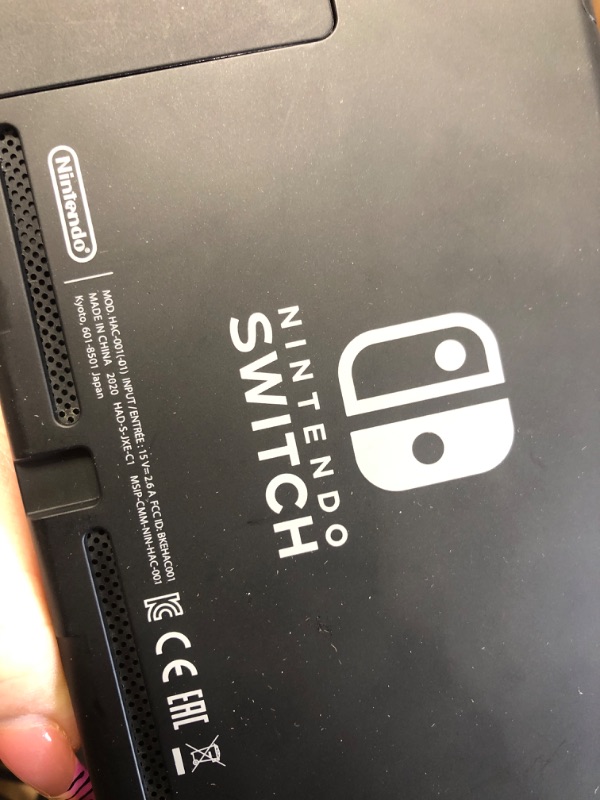 Photo 1 of ****System works*** Red joycon doesn’t connect****
Nintendo Switch with Neon Blue and Red Joy-Con (Renewed)