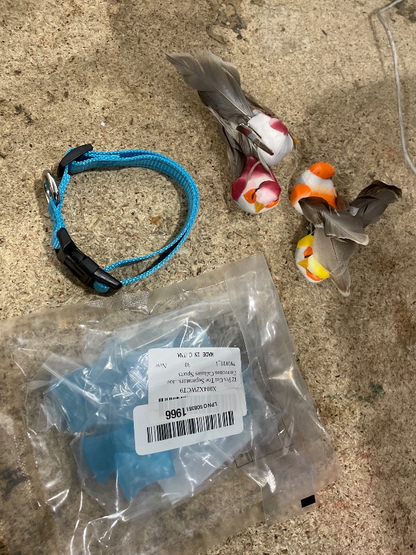 Photo 1 of (3) bundle Gsbnjuy Gel Toe Separators 12 Pcs Bunion Pads Toe Spacers Soft Silicone Bunion Corrector Overlapping Toes Bunions Pads for Men and Women Straightening Overlapping Toes Bunions Calluses
*dog Size S collar
**clip on birds