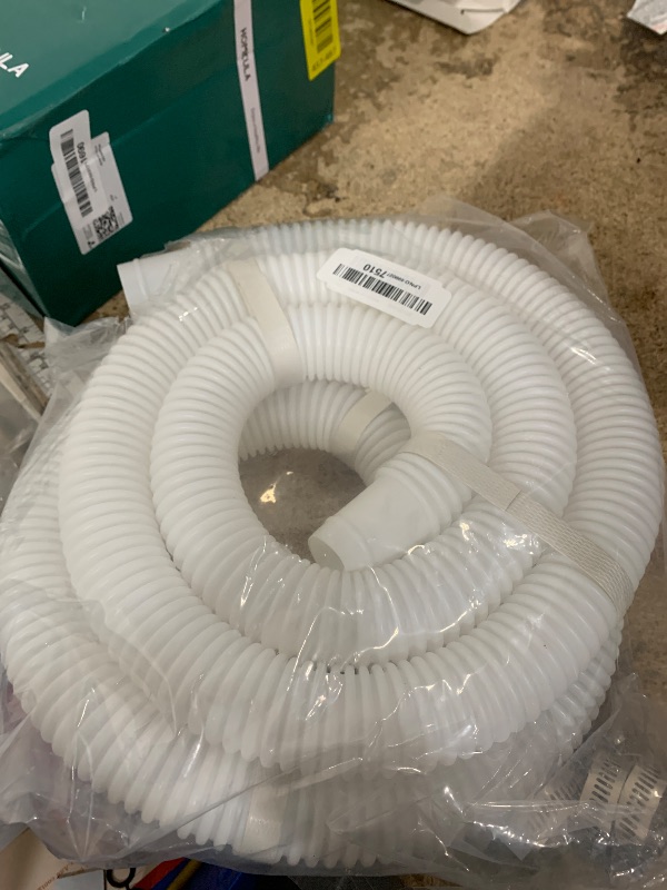 Photo 1 of 1.25" Pool Hose Replacement for Intex Filter Pump - 59" Long Pool Hose for Above Ground Pools, 1 1/4 Inch Pool Connector Hoses Compatible with Intex Pump 607 637(2 Pack)