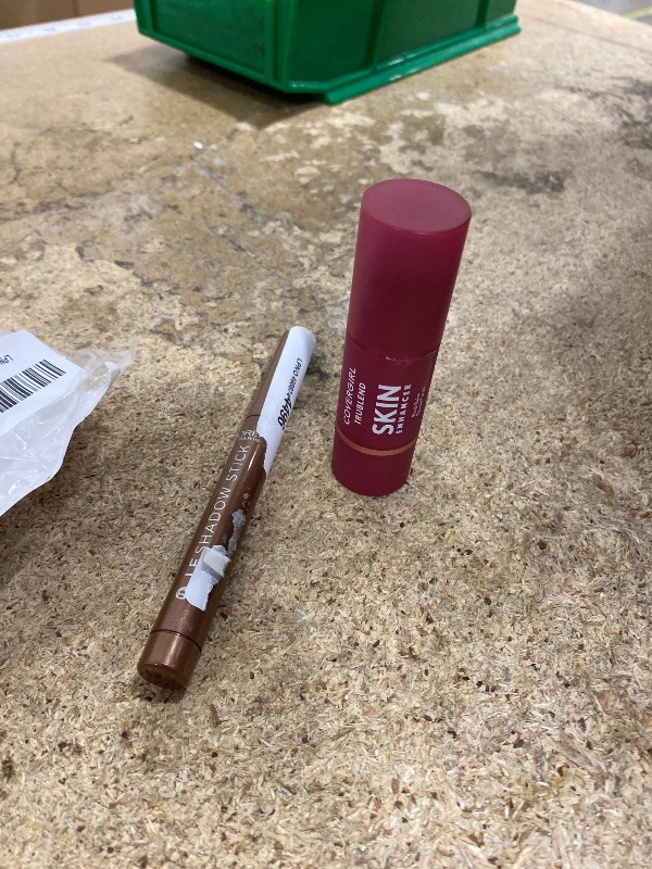Photo 1 of **COVERGIRL Trublend Skin Enhancer Blush Balm Stick, Vegan Formula, Easy to Use, Glides on Effortlessly, Non-Greasy, Doesn't Crease - 255 Midnight Plum (Bright, Deep Berry)
**L'Oreal Paris Makeup Le Shadow Stick Eyeshadow, Blendable, Smudge-Resistant, Cre