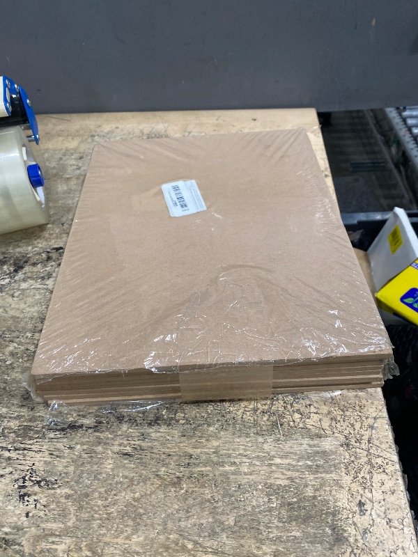 Photo 1 of (8-Pack) CalPalmy 11” x 14” MDF Boards - 1/4” Thick Boards for Carpentry, Interior Design, Hobby Crafts, and More - with Smooth, Unfinished Sides and Sanded Edges