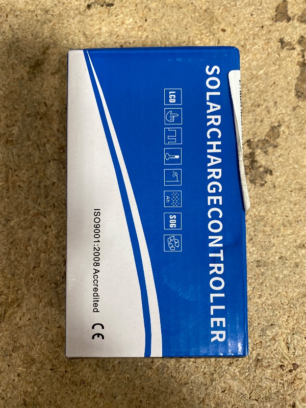 Photo 1 of [Upgraded] 30A Solar Charge Controller, Black Solar Panel Battery Intelligent Regulator with Dual USB Port 12V/24V PWM Auto Paremeter Adjustable LCD Display (30a)