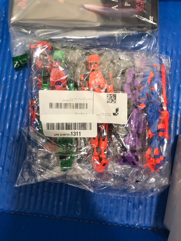 Photo 1 of (Assembly Completed) 6 Packs Dummy13 Action Figure Set, 3D Printed ActionFigure Toy Gifts for Kids, Dummy 13,Robot 13 Action Figure Full Body Mechanical Doll Christmas Birthday Gift for Boys Girls